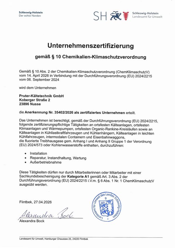 Unternehmenszertifizierung 2026